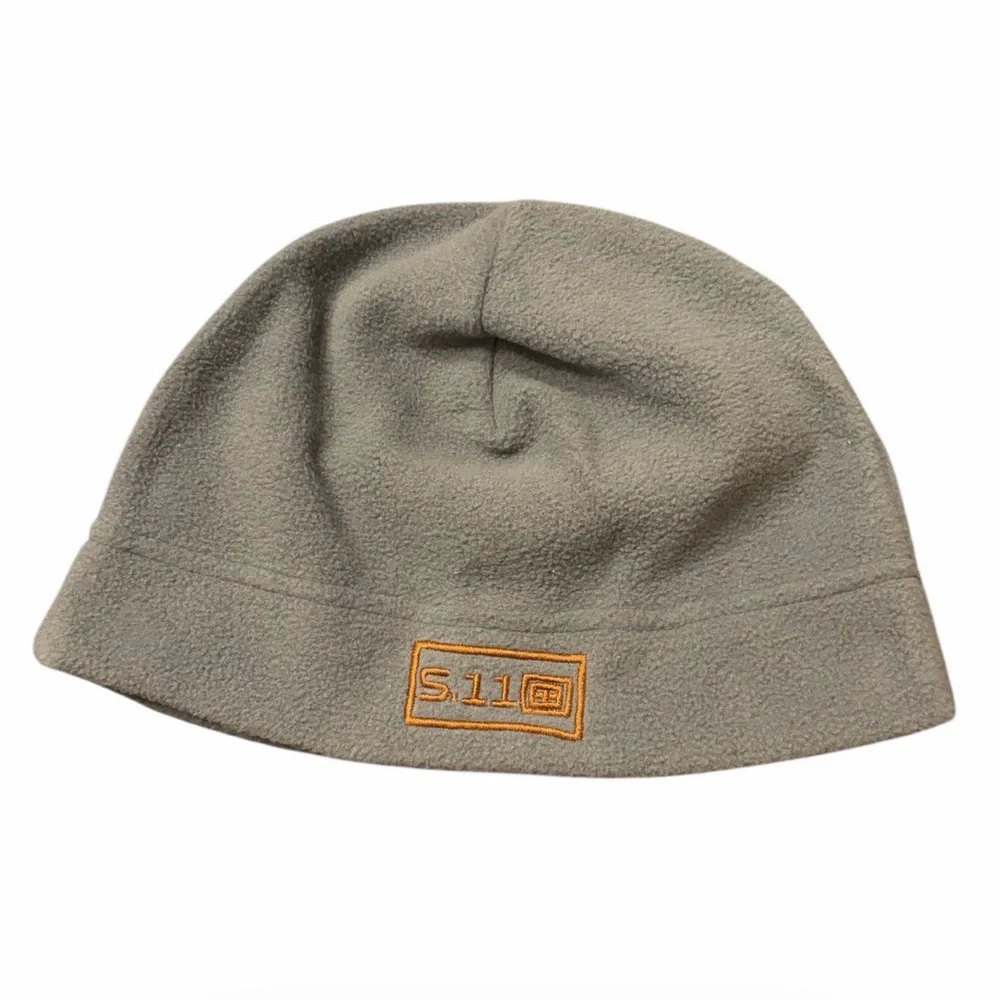 3-Pack 5.11 Tactical Fleece Beanies Blue, Gray, Mustard New - Picture 4 of 4